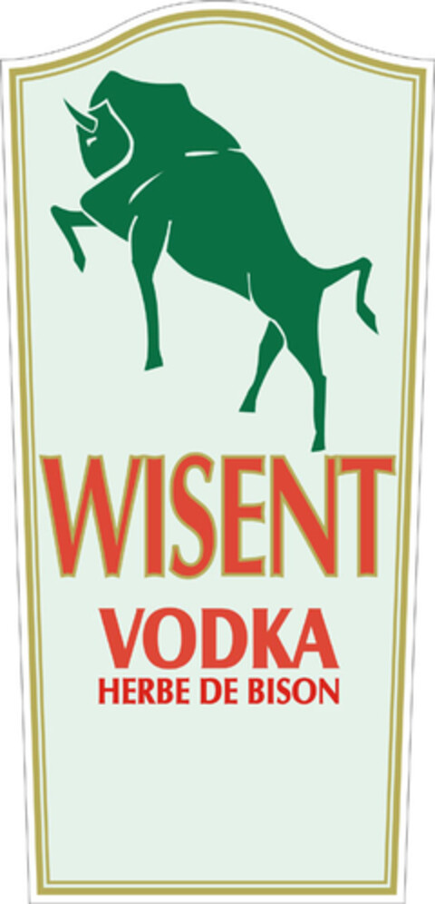 WISENT VODKA HERBE DE BISON Logo (EUIPO, 10/17/2006)