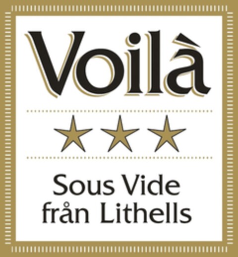 Voilà Sous Vide från Lithells Logo (EUIPO, 06/24/2008)