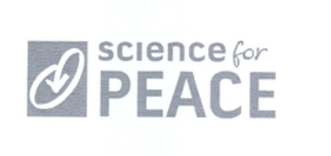 SCIENCE FOR PEACE Logo (EUIPO, 08/06/2009)