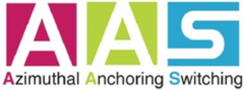 AAS Azimuthal Anchoring Switching Logo (EUIPO, 15.05.2012)