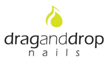 DRAG AND DROP NAILS Logo (EUIPO, 05.07.2012)