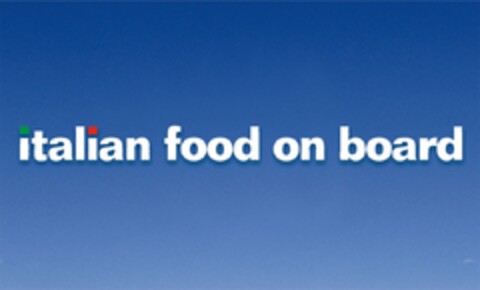 ITALIAN FOOD ON BOARD Logo (EUIPO, 22.08.2012)