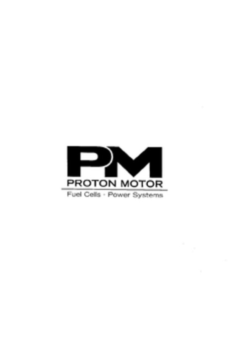 PM PROTON MOTOR Fuel Cells Power Systems Logo (EUIPO, 18.07.2013)