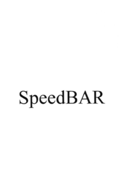 SpeedBAR Logo (EUIPO, 10/29/2014)