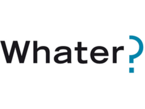 WHATER? Logo (EUIPO, 11.01.2018)