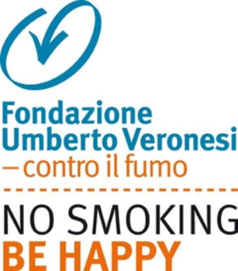 FONDAZIONE UMBERTO VERONESI CONTRO IL FUMO NO SMOKING BE HAPPY Logo (EUIPO, 10.12.2018)