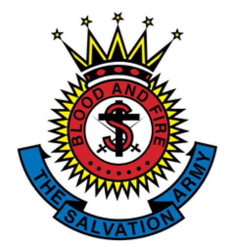 BLOOD AND FIRE THE SALVATION ARMY Logo (EUIPO, 13.06.2019)