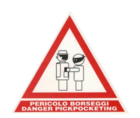 PERICOLO BORSEGGI DANGER PICKPOCKETING Logo (EUIPO, 10/16/2019)