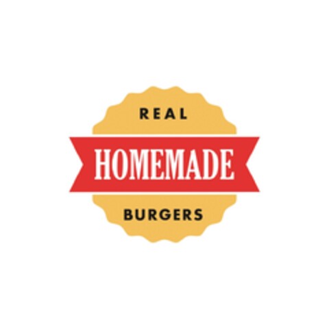 REAL HOMEMADE BURGERS Logo (EUIPO, 13.01.2020)