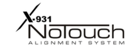 X931 Notouch ALIGNMENT SYSTEM Logo (EUIPO, 15.06.2020)