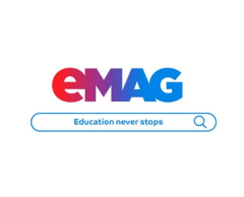 eMAG Education never stops Logo (EUIPO, 18.03.2022)