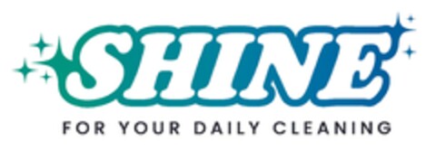 SHINE FOR YOUR DAILY CLEANING Logo (EUIPO, 03.05.2024)