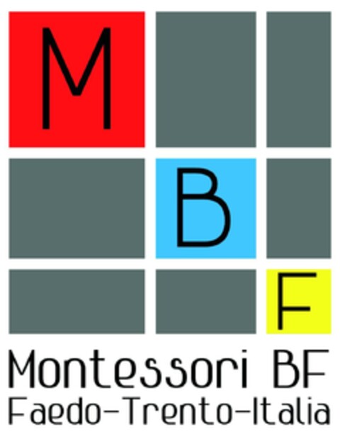 M B F Montessori BF Faedo - Trento - Italia Logo (EUIPO, 13.02.2025)