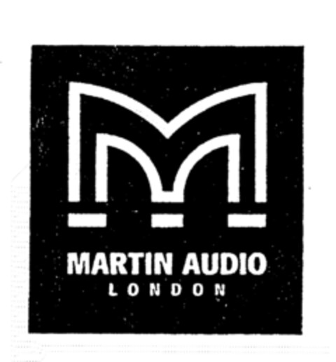 M MARTIN AUDIO LONDON Logo (EUIPO, 01.04.1996)