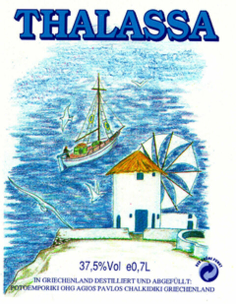 THALASSA Logo (EUIPO, 04/01/1996)