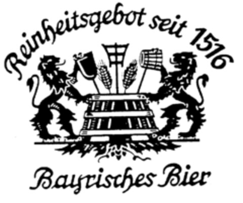 Bayrisches Bier Reinheitsgebot seit 1516 Logo (EUIPO, 03.05.1996)