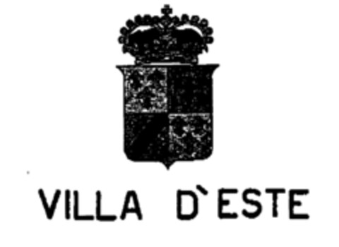 VILLA D`ESTE Logo (EUIPO, 12.06.1996)