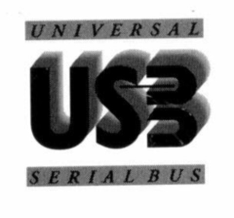 USB UNIVERSAL SERIAL BUS Logo (EUIPO, 13.10.1997)