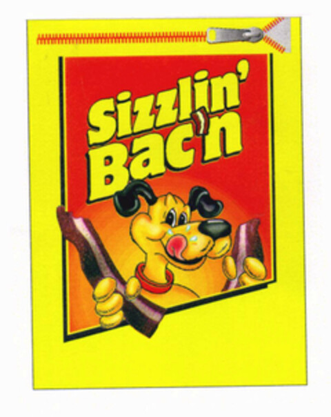 Sizzlin' Bac'n Logo (EUIPO, 02.03.1998)