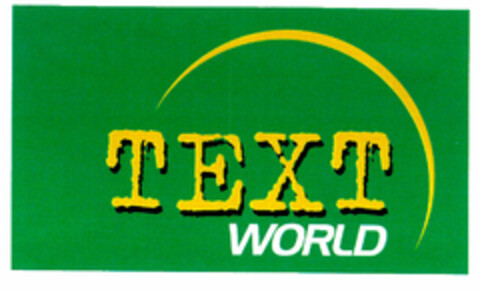 TEXT WORLD Logo (EUIPO, 02.02.2000)