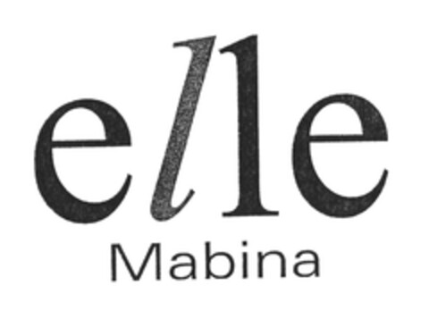 elle Mabina Logo (EUIPO, 09/04/2003)