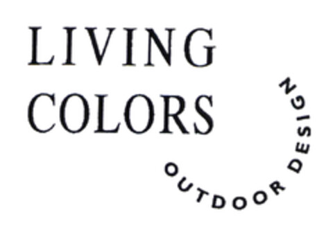 LIVING COLORS OUTDOOR DESIGN Logo (EUIPO, 10/13/2003)