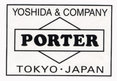 YOSHIDA & COMPANY PORTER TOKYO · JAPAN Logo (EUIPO, 07.11.2003)