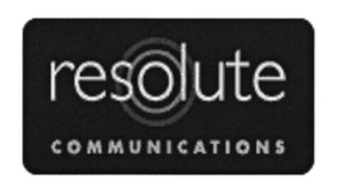 resolute COMMUNICATIONS Logo (EUIPO, 02/14/2005)