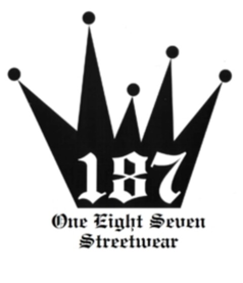 187 One Eight Seven Streetwear Logo (EUIPO, 04.07.2006)
