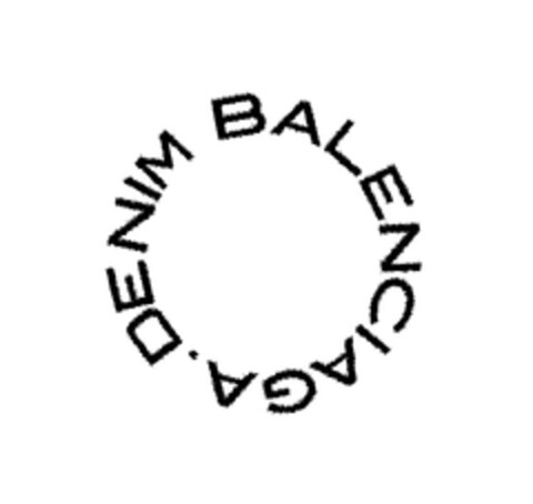 BALENCIAGA.DENIM Logo (EUIPO, 20.11.2007)