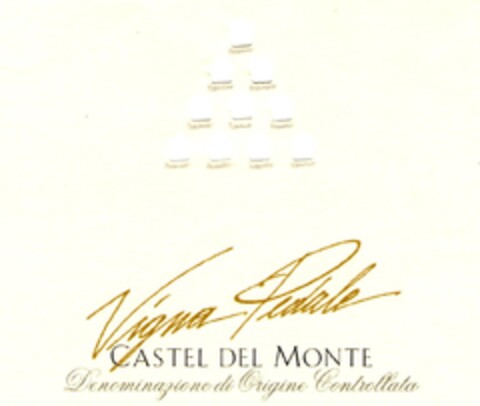Vigna Pedale Castel del Monte, denominazione di origine controllata Logo (EUIPO, 17.05.2010)
