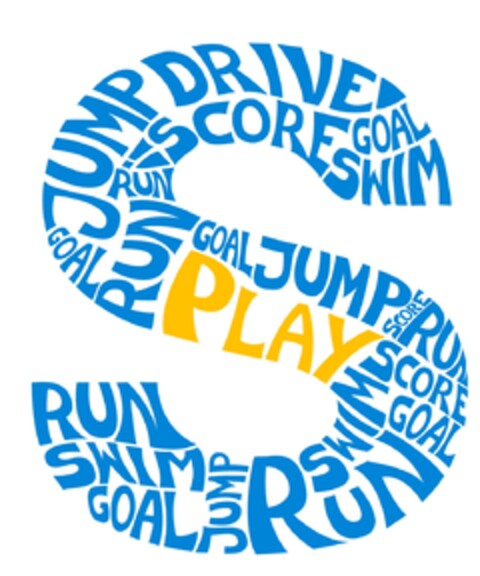 S PLAY SCORE DRIVE SWIM GOAL JUMP RUN Logo (EUIPO, 29.06.2011)