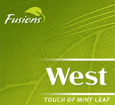 WEST FUSIONS TOUCH OF MINT LEAF Logo (EUIPO, 15.06.2012)