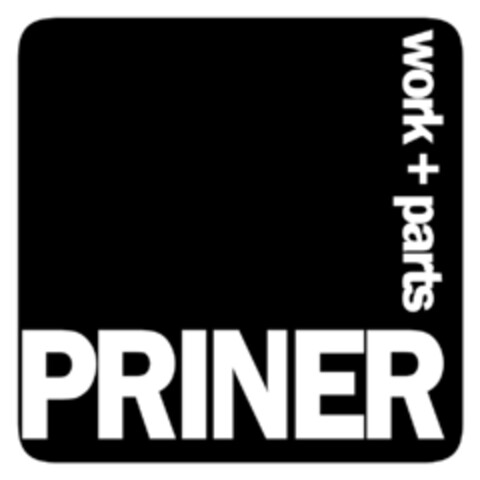 PRINER work+parts Logo (EUIPO, 12/17/2014)
