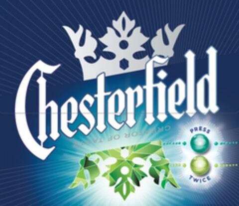 CHESTERFIELD CREATOR OF TASTE PRESS TWICE Logo (EUIPO, 07.07.2015)