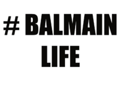 BALMAIN LIFE Logo (EUIPO, 14.12.2016)