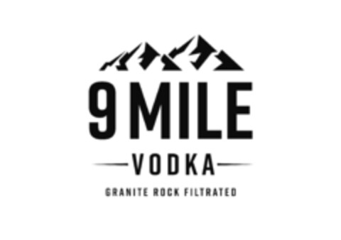 9 MILE VODKA GRANITE ROCK FILTRATED Logo (EUIPO, 11.04.2019)