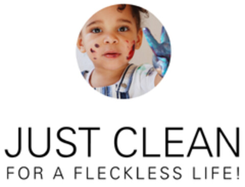 JUST CLEAN FOR A FLECKLESS LIFE! Logo (EUIPO, 06/24/2019)