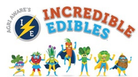 AGRI AWARE'S INCREDIBLE EDIBLES Logo (EUIPO, 18.07.2019)