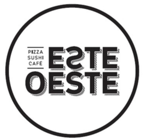 ESTE OESTE PIZZA SUSHI CAFÉ Logo (EUIPO, 25.07.2022)