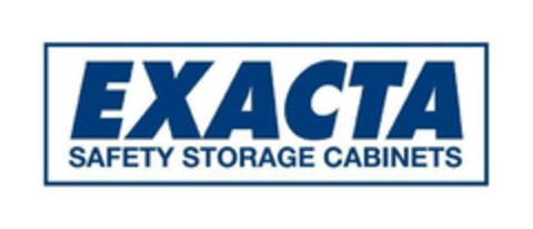 EXACTA SAFETY STORAGE CABINETS Logo (EUIPO, 21.12.2022)