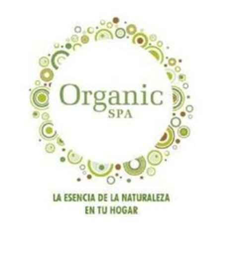 Organic SPA LA ESENCIA DE LA NATURALEZA EN TU HOGAR Logo (EUIPO, 02/27/2024)