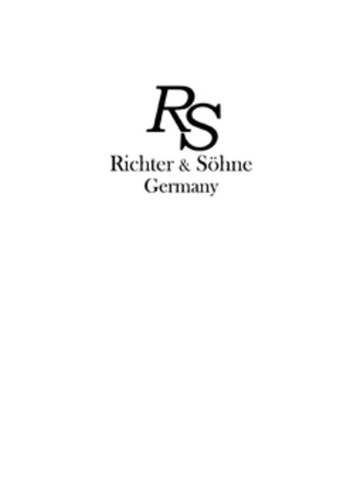 RS Richter & Söhne Germany Logo (EUIPO, 06.03.2024)
