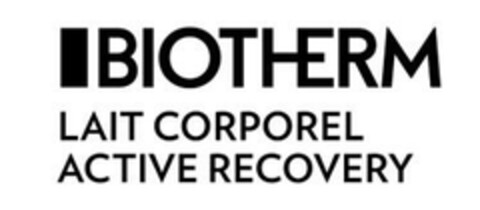 BIOTHERM LAIT CORPOREL ACTIVE RECOVERY Logo (EUIPO, 22.03.2024)