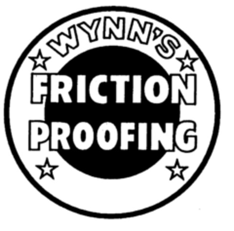 WYNN'S FRICTION PROOFING Logo (EUIPO, 19.08.1996)