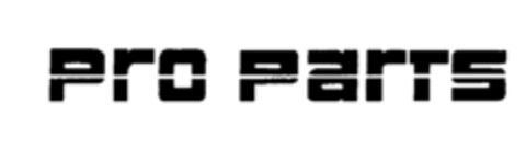 PRO PARTS Logo (EUIPO, 18.12.1996)