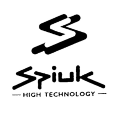 Spiuk HIGH TECHNOLOGY Logo (EUIPO, 10/08/1997)