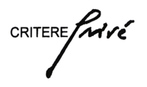 CRITERE privé Logo (EUIPO, 27.03.2003)