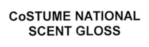 CoSTUME NATIONAL SCENT GLOSS Logo (EUIPO, 22.09.2003)