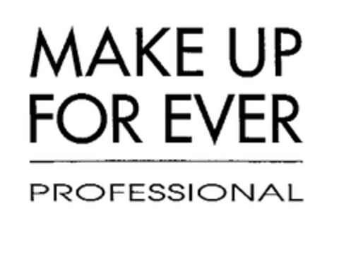 MAKE UP FOR EVER PROFESSIONAL Logo (EUIPO, 25.09.2003)